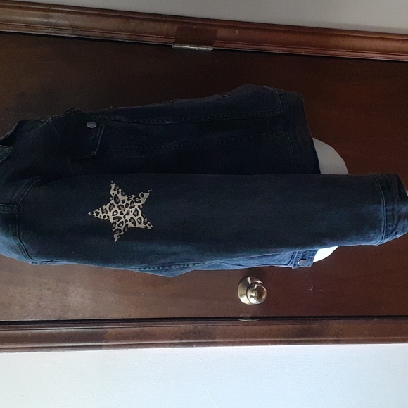 Lauren Moshi black demin jacket - Picture 3 of 8